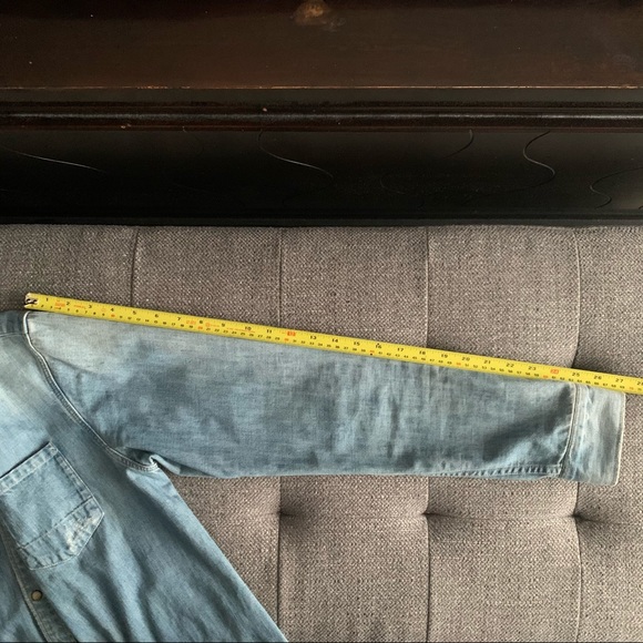 All Saints Denim Western Shirt - Picture 9 of 9